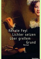 Lichter setzen über grellem Grund